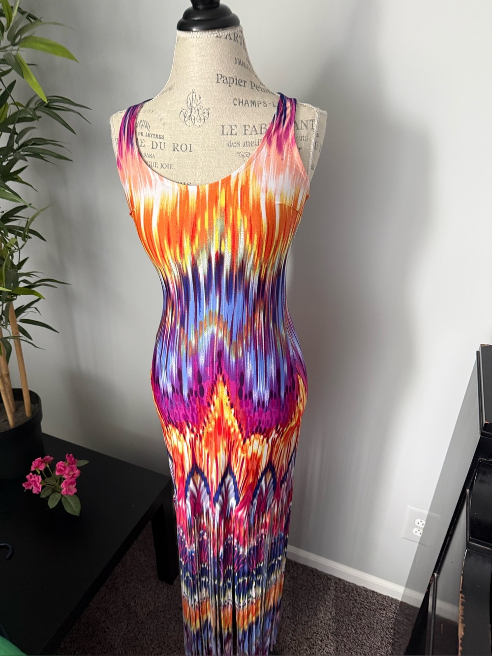 Venus Dress size small women maxi dress fringe - Picture 3 of 6